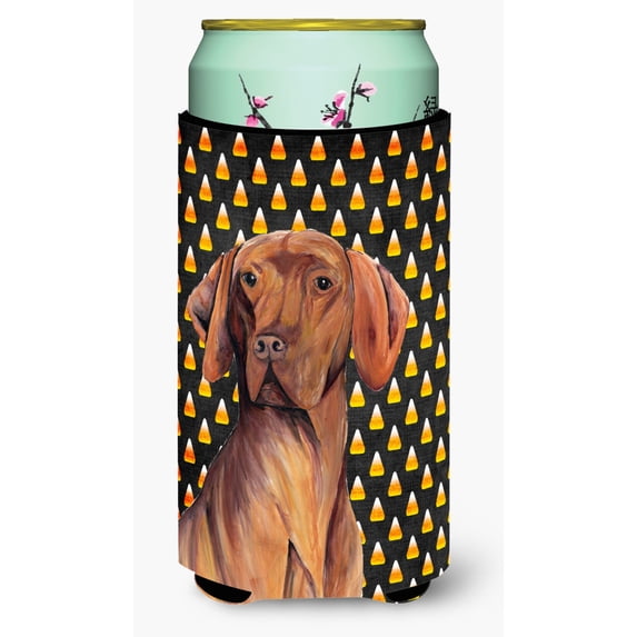 Vizsla Candy Corn Halloween Portrait Tall Boy Hugger