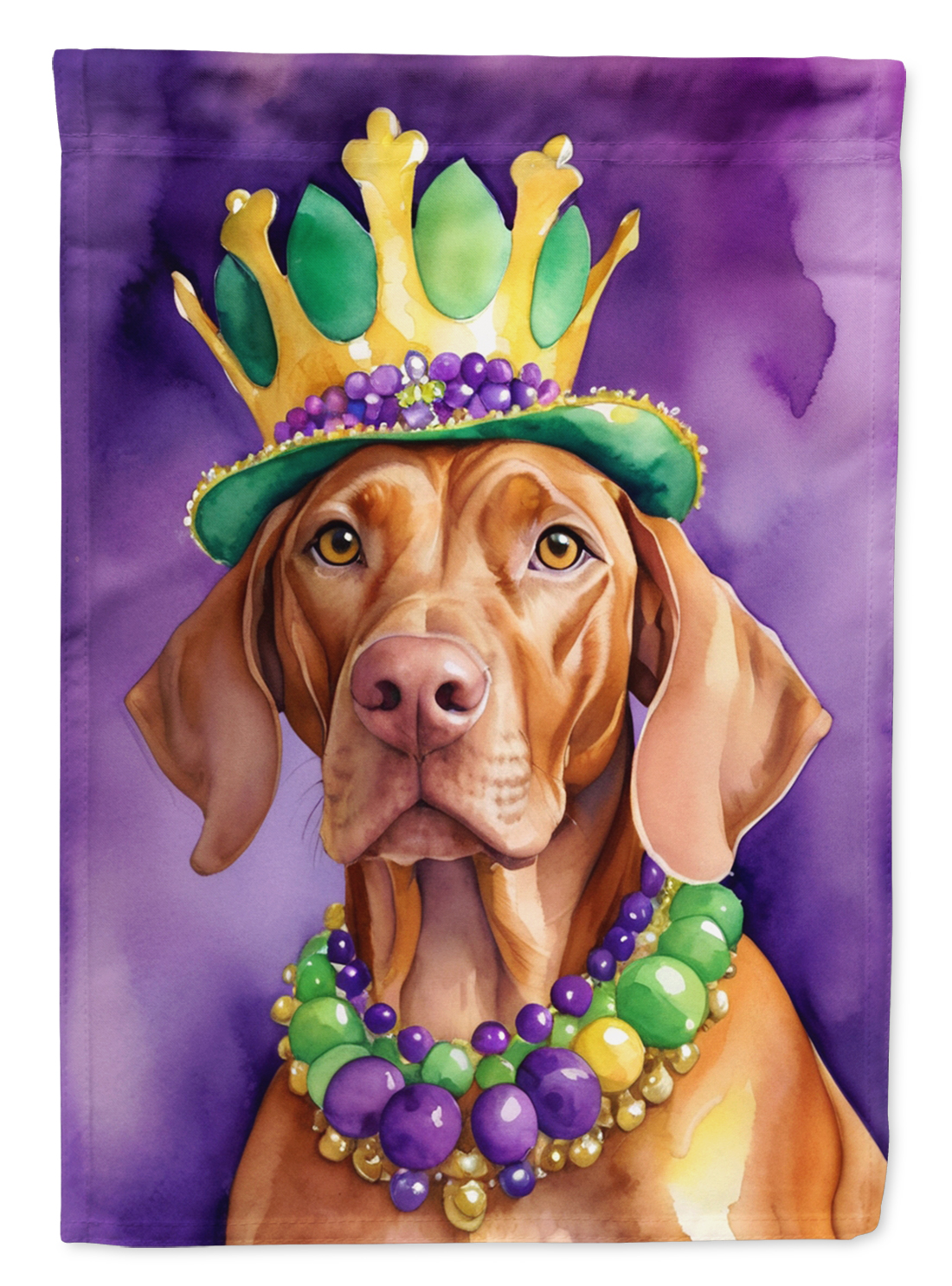vizsla-king-of-mardi-gras-house-flag-28-in-x-40-in-walmart