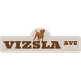 thumbnail image 1 of Vizsla Street Sign | Indoor/Outdoor | Dog Lover Funny Home Décor for Garages, Living Rooms, Bedroom, Offices | SignMission personalized gift | 20" Wide, 1 of 5