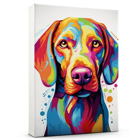Vizsla Watercolor Dog Art Print Poster, Wall art Painting Decor, Puppies Colorful, Puppy Pop Art Home Decor Artwork For Bedroom Living Room Bathroom Decor,