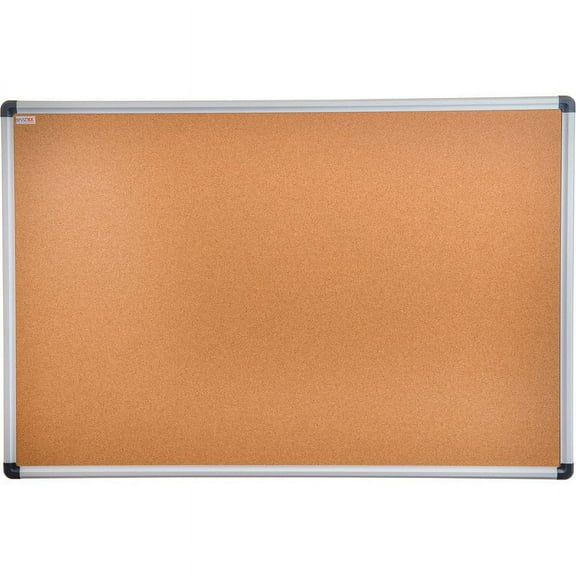 Viztex® Cork Bulletin Board with an Aluminium frame - 36" x 48"
