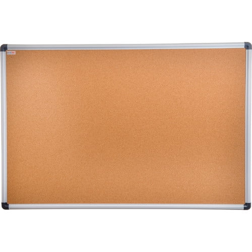 Viztex® Cork Bulletin Board with an Aluminium frame - 36" x 48"