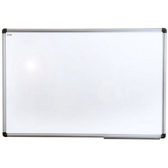 Viztex® Lacquered Steel Magnetic Dry Erase Board with an Aluminium Frame - 18" x 24"