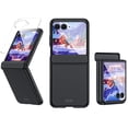 thumbnail image 1 of Vizvera for Motorola Razr 2024/2025/2026 Phone Case,With Hinge Protection,Screen Protector,Slim Full-Body Rugged Anti-Scratch Shockproof Case-Black, 1 of 9