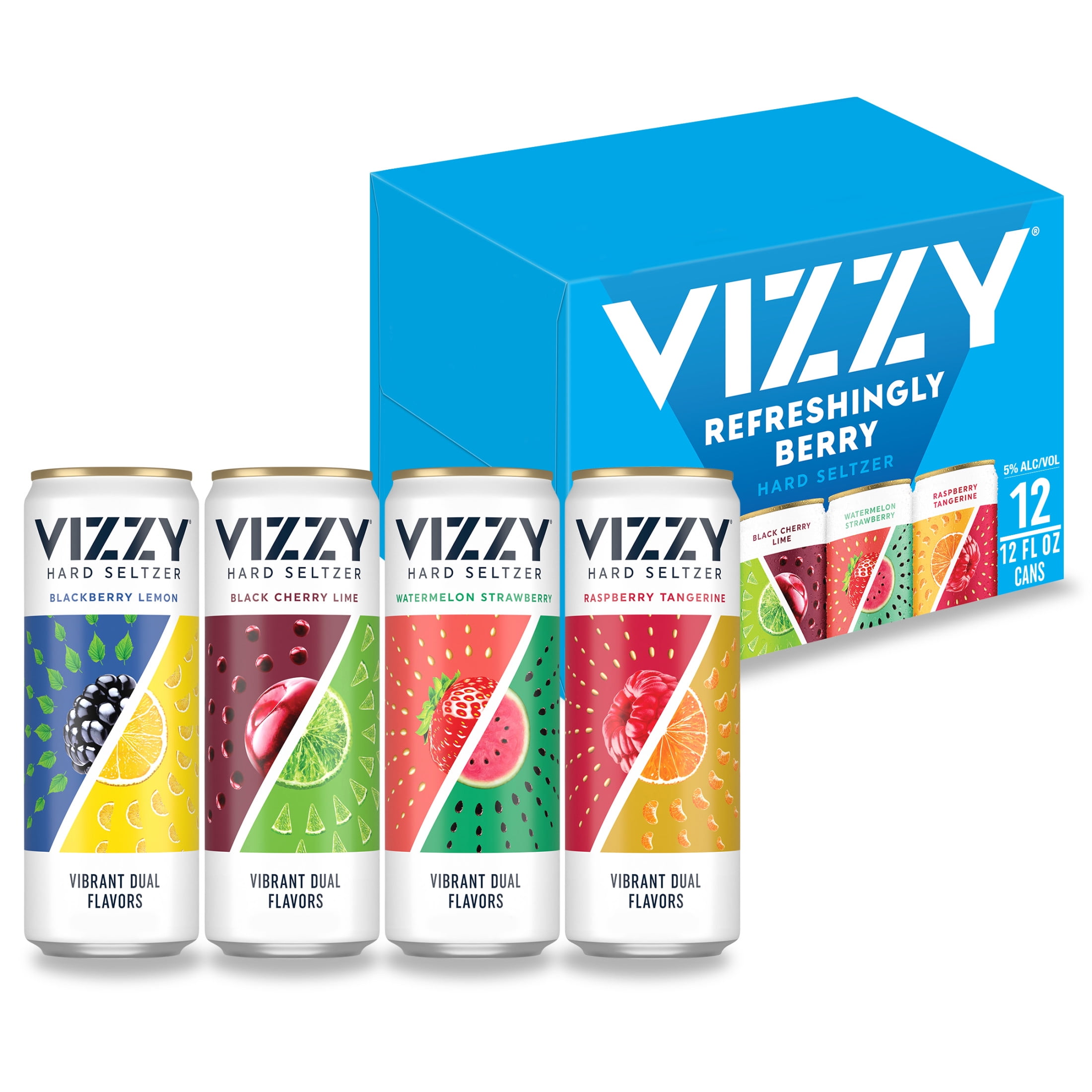 Vizzy Variety Pack 2 , 12 Pack, 12 fl oz Aluminum Cans, 5.0% ABV