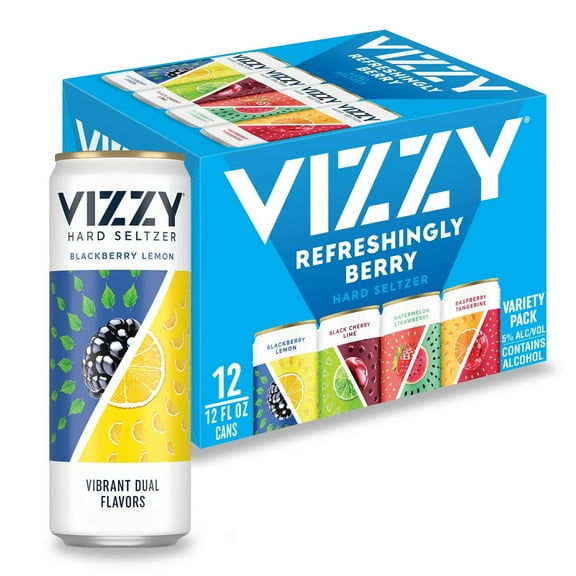 Vizzy Variety Pack, 12 Pack, 12 fl oz Aluminum Cans, 5% ABV