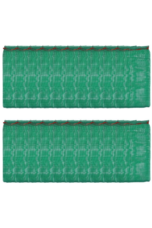 20Pcs Extra Large Reusable Produce Mesh Bag, Ventilated Storage Sack Vegetable Net Bags Onion Storage Bag Drawstring For Garden Produce Potato Storage