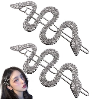 Snake Hair Clip Silver display picture 1