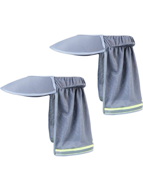2pc Hard Hat Sun Shade Neck Shield Safety Helmet Sun Accessory for Construction Outdoor Labor