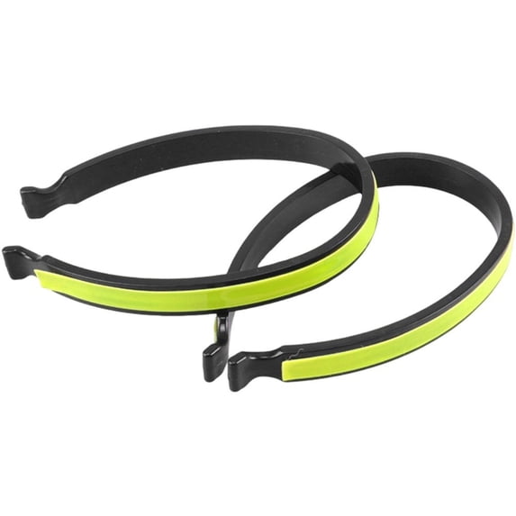 Vjnyvs 2pcs Bicycle Trouser Clips, Lightweight Bicycle Clips, Reflective Cycling Trouser Clips Safety Pants Clips For Men Women Ankles