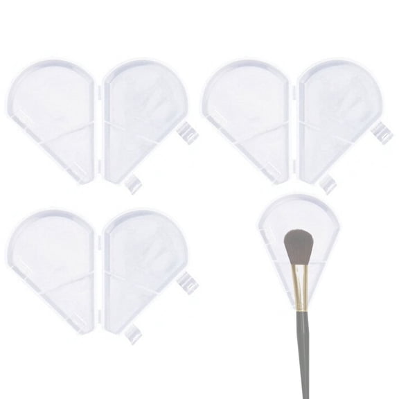Vjnyvs 4 Pcs Makeup Brush Covers Travel Dustproof Reusable Brush Protector Guards