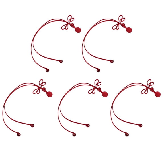 Vjnyvs 5Pcs Pearl Bead Chinese Frog Closure Buttons Tang Suit Fasteners Coat Jacket Buckle