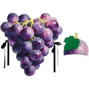Vjnyvs Adult Fruit Design Grape Sleeveless Vest With Hat Fruit Clothing Set for Party Decoration