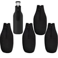 thumbnail image 1 of Vjnyvs Beer Bottle Cooler, 5Pack 12 Oz Insulated Neoprene Collapsible Zipper Bottle Sleeve Case Carry Case for Keeping Your Beverage Beer Soft Drink Chilled Water for a Extended Period of Time, 1 of 7