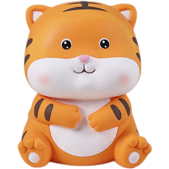 Vjnyvs Cartoon Tiger Piggy Bank Shatterproof Money Box Large Capacity Coin Pot