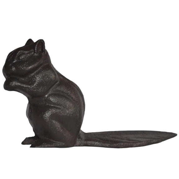 Vjnyvs Cast Iron Squirrel Doorstop, Decorative Gate Wedge Heavy Duty Door Stopper