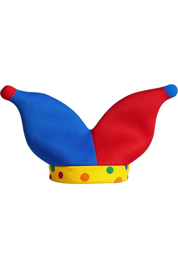 Clown Print Hat for Adults Fun Jester Clown Patterns Head Party Hat