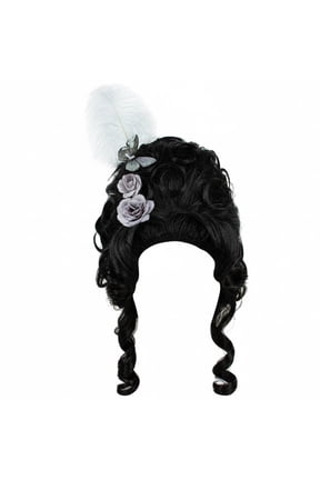 Colonial Victorian Wigs for Women Fluffy Baroque Renaissance Vintage Wig Rococo Wig Outfit for Party