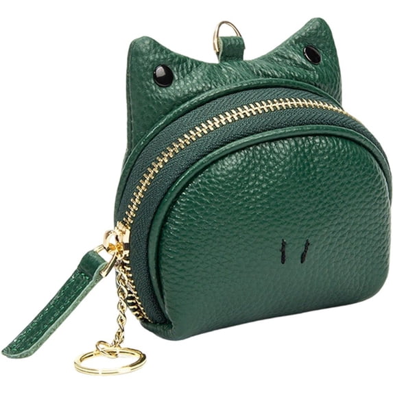 Vjnyvs Cute Frog Coin Purse Small Leather Coin Purse Card Key Lipstick Storage Bag Holder Wallet Pouch For Women And Men