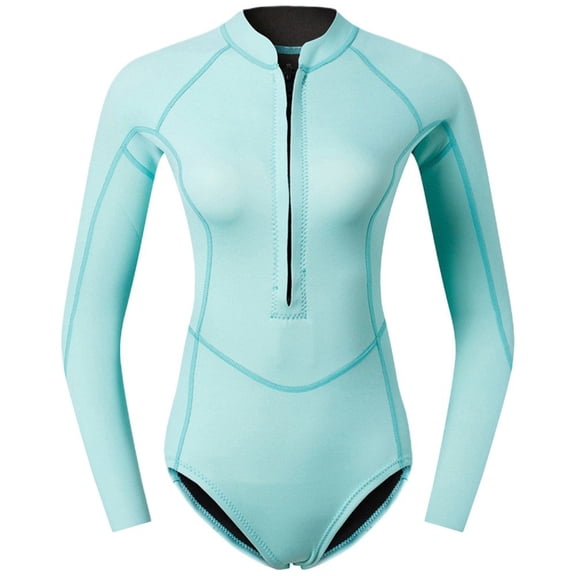 Vjnyvs Diver Diving Suit for Women 2mm Neoprene Diving Equipment Long Sleeve Bikini Swimsuit Stretch Swimwear for Diving Surfing