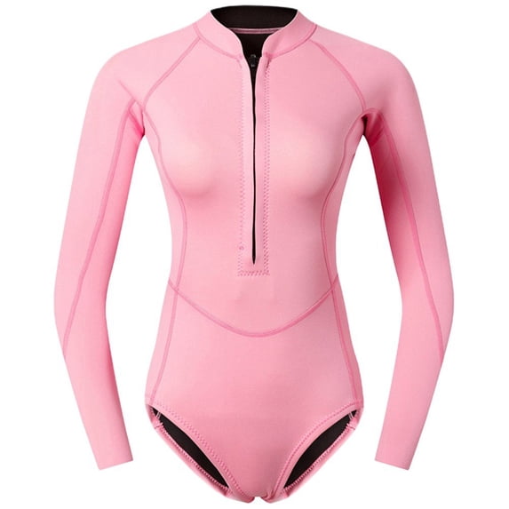 Vjnyvs Diver Diving Suit for Women 2mm Neoprene Diving Equipment Long Sleeve Bikini Swimsuit Stretch Swimwear for Diving Surfing