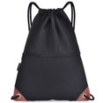 thumbnail image 1 of Vjnyvs Drawstring Backpack Water Resistant Drawstring Bags for Men Women Sackpack, 1 of 7