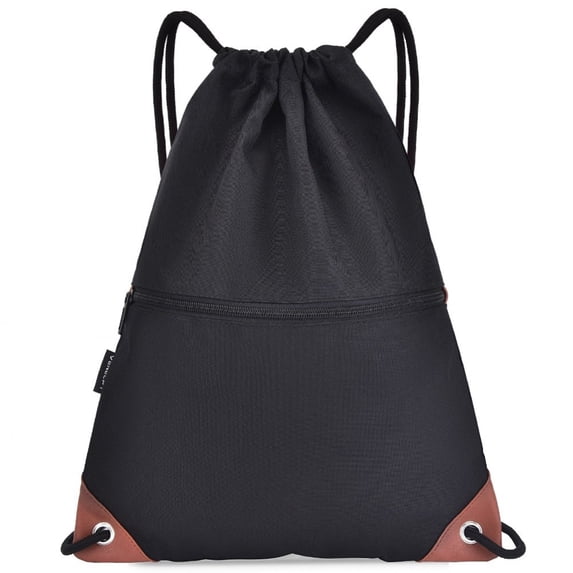 Vjnyvs Drawstring Backpack Water Resistant Drawstring Bags for Men Women Sackpack