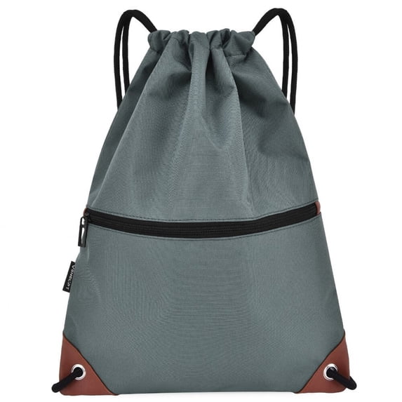 Vjnyvs Drawstring Backpack Water Resistant Drawstring Bags for Men Women Sackpack