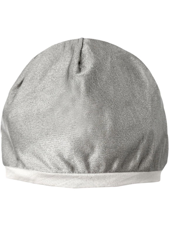 EMF Protection Beanies Cap Unisex Anti Radiation Cap Unisex Faraday Hat Radiation Blocking Stretch Caps Silver Fiber Emf Protection Hat