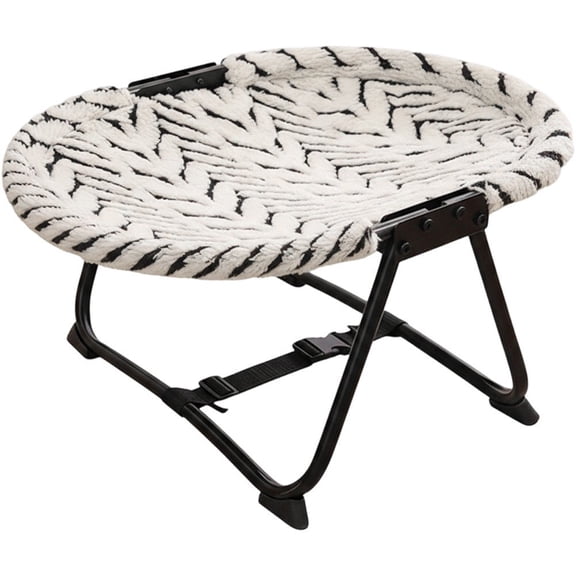 Vjnyvs Elevated Pet Bed with Metal Frame Multifunctional Pet Bed with Storage Bag Foldable Cat Bed Pet Supplies Accessory