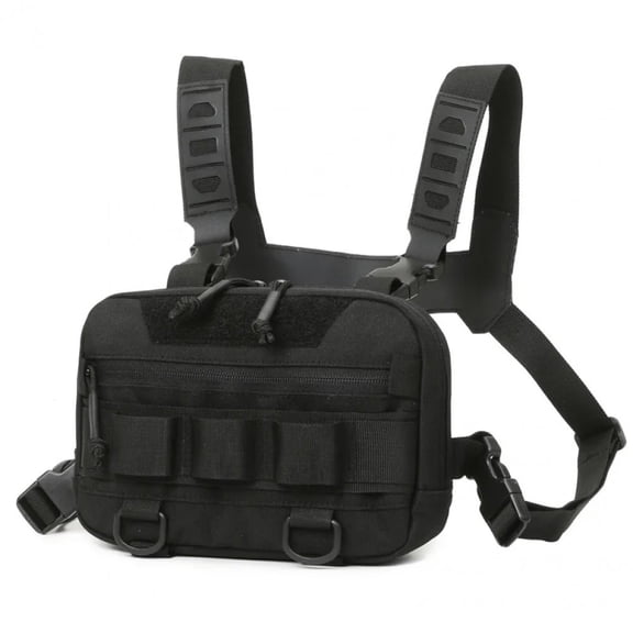 Vjnyvs Fashion Chest Bag Chest Rig Backpack Sport Chest Pocket Waterproof Vest Backpack Fishing Tool Organizer for Cycling