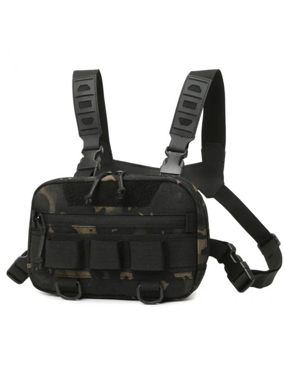 Fashion Chest Bag Chest Rig Backpack Sport Chest Pocket Waterproof Vest Backpack Fishing Tool Organizer for Cycling