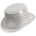 thumbnail image 1 of Vjnyvs Fashion New Sequin Magic Hat Jazz Hat Polka Dot Decorated Hat Sequin Top Hat Adult Unisex Hats Masquerade Gangster Cap Novelty Hat Halloween Derby Hat, 1 of 7