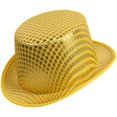 thumbnail image 1 of Vjnyvs Fashion New Sequin Magic Hat Jazz Hat Polka Dot Decorated Hat Sequin Top Hat Adult Unisex Hats Masquerade Gangster Cap Novelty Hat Halloween Derby Hat, 1 of 7
