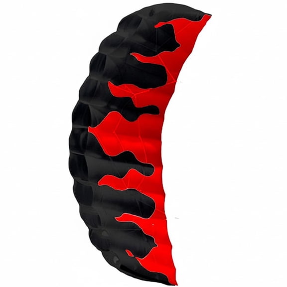 Vjnyvs Flame Design Parachute Kite Double Line Stunt Soft Parafoil Kite Surfing Sport Kites for Outdoor Beach Activity Games for Adults