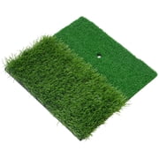 Vjnyvs Golf Hitting Mat Artificial Turf Golf Practice Mat Portable Golf Grass Practice Mat for Driving Chipping Pitching Putting