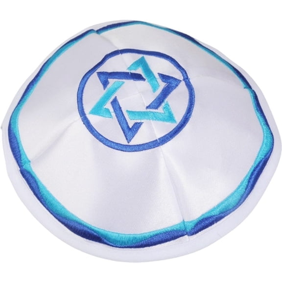 Vjnyvs Kippah Embroidered Star Of David Kippot Unisex Israel Yamaka Hat Kippah Yarmulke For Festivals Ceremonial Occasion