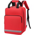 thumbnail image 1 of Vjnyvs Large Capacity Empty First Aid Kit Backpack, Multi-Compartment Emergency Medical Bag, 1 of 7