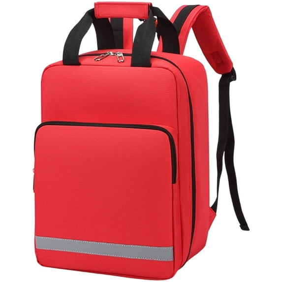 Vjnyvs Large Capacity Empty First Aid Kit Backpack, Multi-Compartment Emergency Medical Bag