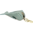 thumbnail image 1 of Vjnyvs Leather Coin Purse Mini Zipper Change Purse Keychain Cute Whale Key Ring Coin Holder Wallet For Headset Lipstick Jewelry, 1 of 7