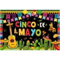 thumbnail image 1 of Vjnyvs Mexican Fiesta Backdrop - Cinco De Mayo Carnival Party Decorations, Colorful Wall Background Banner Tablecloth for Photo Booth Studio Props Decor Supplies, 1 of 7