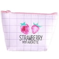 thumbnail image 1 of Vjnyvs Mini PU Coin Purse Pouch Cute Strawberry Mini Wallet Zipper Wallets Coin Purse Pouch Storage Key Bag for Credit Card ID Card Lipstick, 1 of 7