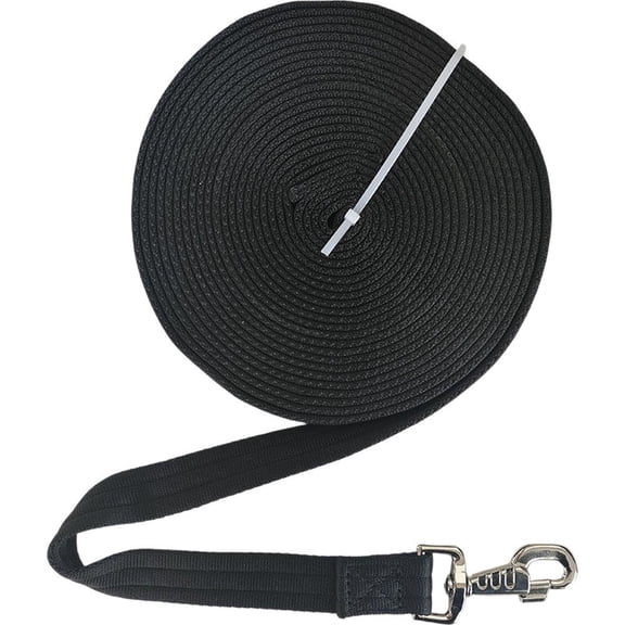 Vjnyvs Multi-Purpose Equestrian Lunge Line with Strong Swivel Snaps for Lunging Essential Ground Work Tool for Training, Exercise & Daily Horse Handling