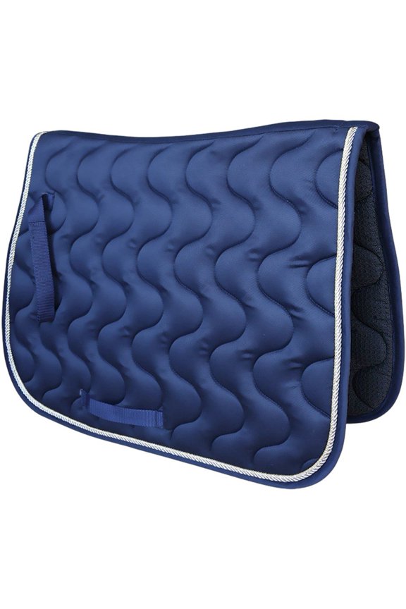 Quilted All Purpose Horse Riding Saddle Pad with Rope Piping for Training
