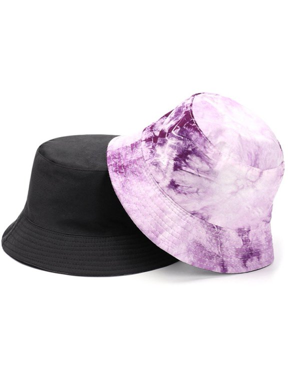 Small Daisies Double-Sided Bucket Hat Women Foldable Outdoor Chapeau Sun Prevent Hats Cotton Fisherman Cap