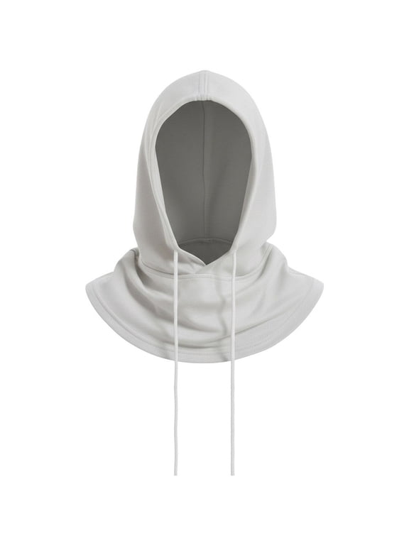 Smart EMF Hat Hood 2 In 1 Balaclava Hat Windproof Slouchy Knitted Balaclava Soft Pullover Knit Scarf Beanie Hooded Scarf Hats One Piece Hats