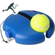 Vjnyvs Tennis Trainer Rebound Ball Tennis Trainer Set with 1 Balls Trainer Baseboard Self-Study Practice Training Gear for Adult Beginner