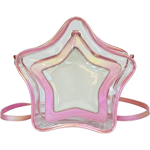Vjnyvs Transparent Star Ita Mochila Shoulder Multi-function Bag Casual Backpack Japan Sweet Cool s Bags for Woman