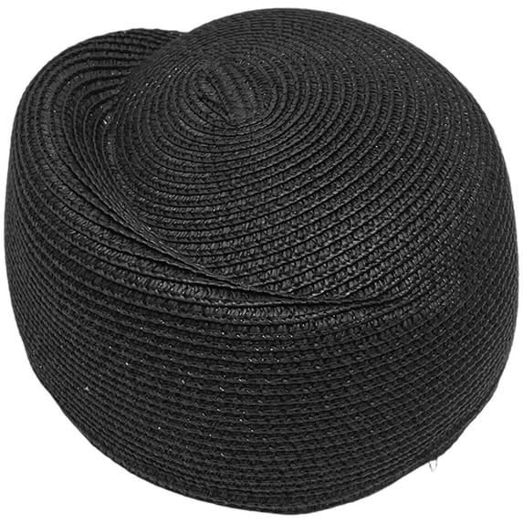Vjnyvs Women's Straw Beret Hat, Vintage Artist Hat, French Beret Cap Travel Summer Sun Hat Painter Hat Millinery Fascinator Woven Straw Cap for Casual Vacation