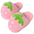 thumbnail image 1 of Vjnyvs Women's Winter Warm Slippers Cute Comfortable Strawberry Slippers Kawaii Fruit Fuzzy Plush Slipper Warm Cotton Slippers Indoor Home Cotton Slippers, 1 of 7
